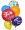 Actual patterns and colors of balloons may vary from those pictured.