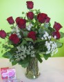 Fresh Dozen Roses