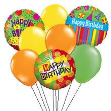Actual patterns and colors of balloons may vary from those pictured.