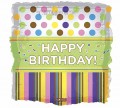 Happy Birthday Dots and Stripes