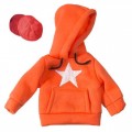 Star Orange Sweatshirt Outfit by Genuine Monkeez